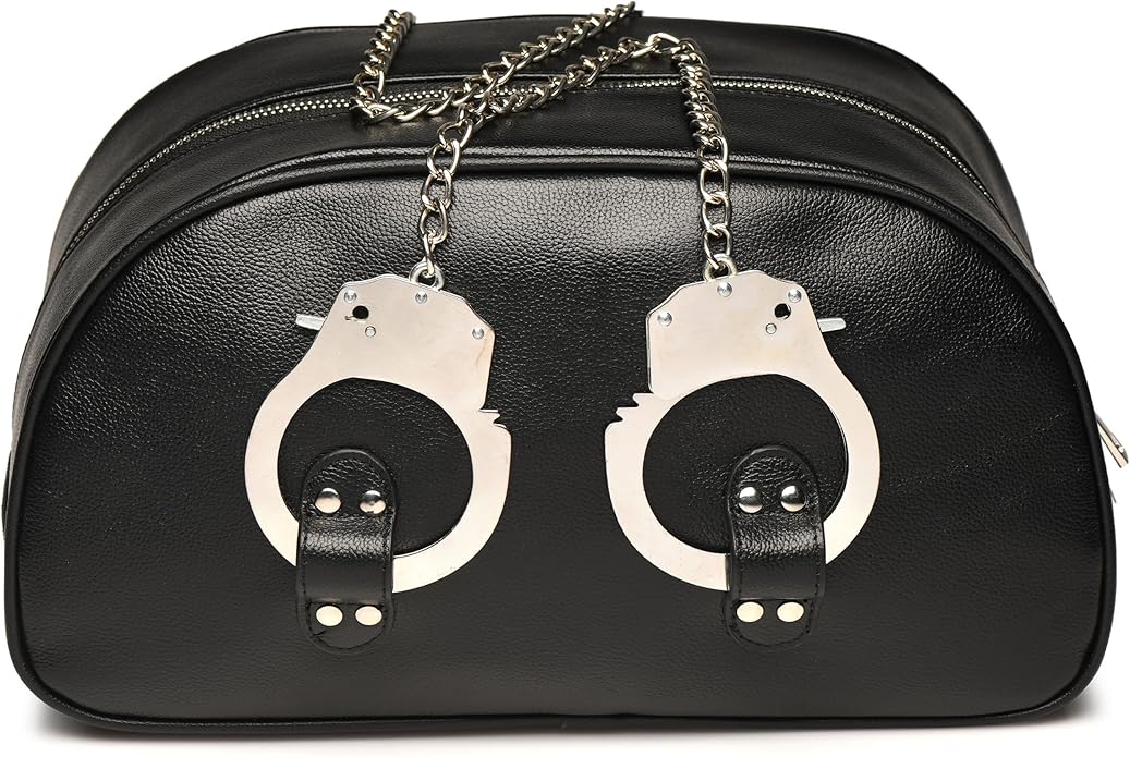 Master Series Cuffed & Loaded Travel Bag with Handcuff Handles