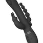 Shots Toys | VIVE Rini Pulse Wave Double Penetration Rabbit Vibrator Black