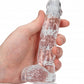 Shots Toys | REALROCK Crystal Clear 6"/15cm Realistic Dildo with Balls Transparent