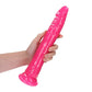 Shots Toys | REALROCK 32cm Slim Glow in the Dark Neon - Pink (11") Dildo Dong