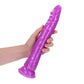 Shots Toys | REALROCK 32cm Slim Glow in the Dark Neon - Purple (11") Dildo Dong