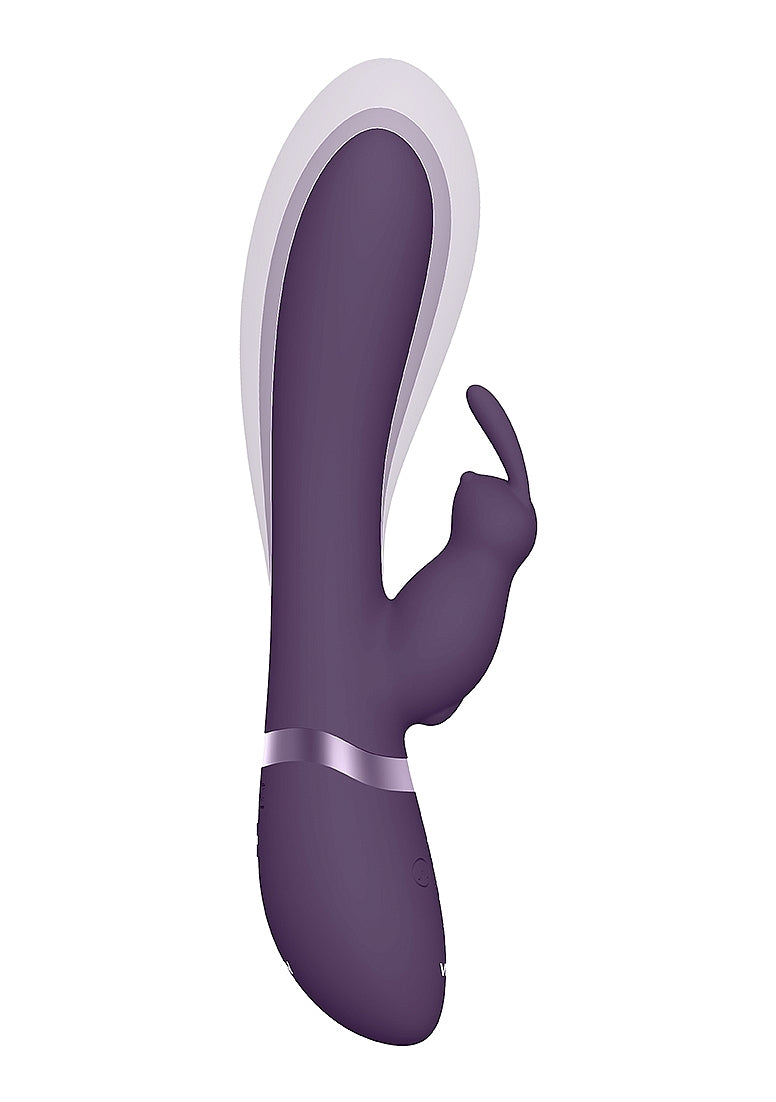 Shots Toys | VIVE Taka Automatic Inflatable Rabbit Vibrator Purple