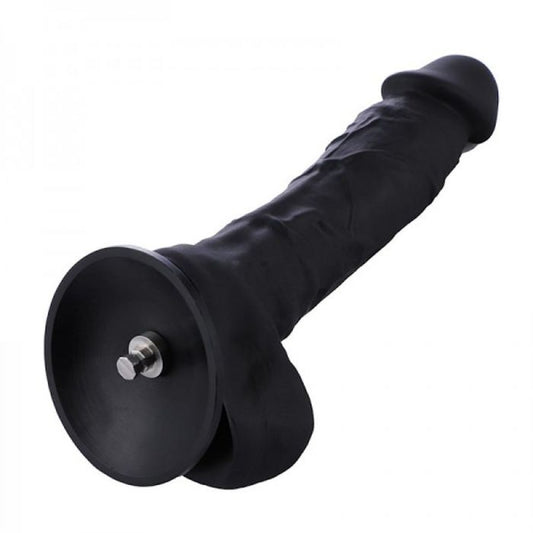 HiSmith - 8.7" Silicone Black Dildo (KlicLok)