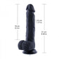 HiSmith - 8.3" Silicone Black Dildo (KlicLok)