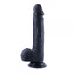 HiSmith - 8.3" Silicone Black Dildo (KlicLok)