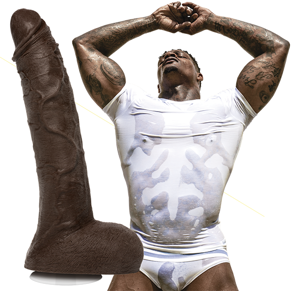 Signature Cocks - Jason Luv 10" ULTRASKYN Cock Vac-U-Lock Suction Cup Dildo