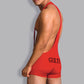 Millie Mens Lingerie 1 Piece Borat Costume Red Size S/M or L/XL