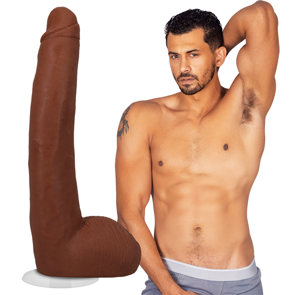 Doc Johnson Signature Cocks - Alex Jones 11" ULTRASKYN Cock Vac-U-Lock Suction Cup Dildo