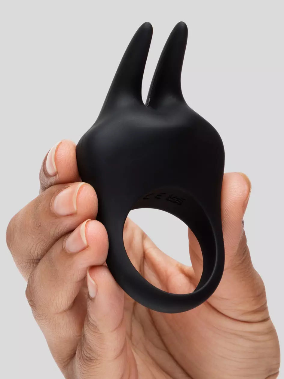 Fifty Shades of Grey Sensation Rechargeable Vibrating Rabbit Love Cock Ring