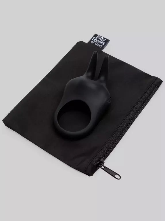 Fifty Shades of Grey Sensation Rechargeable Vibrating Rabbit Love Cock Ring