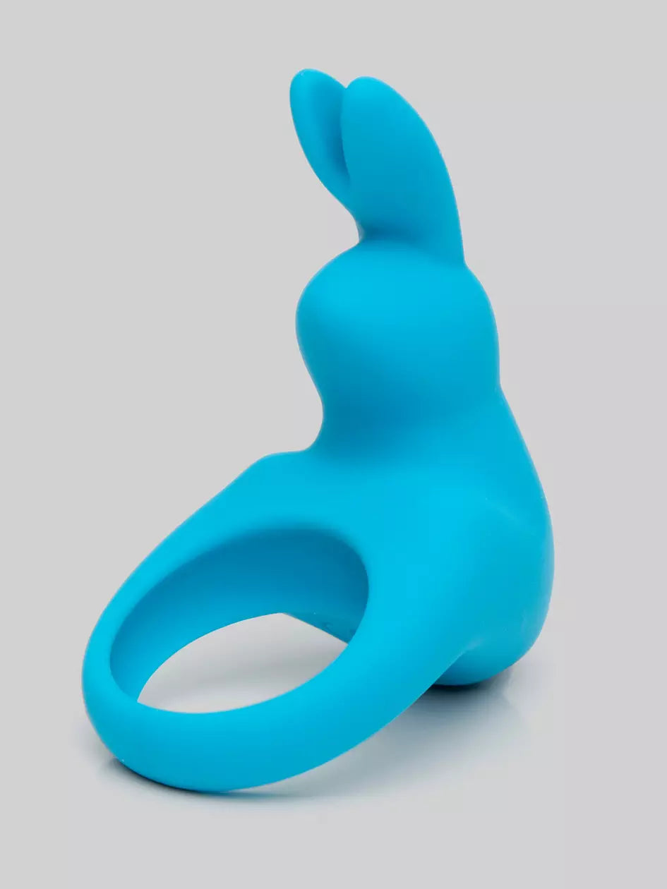 Love Honey Happy Rabbit Rechargeable Cock Ring Blue