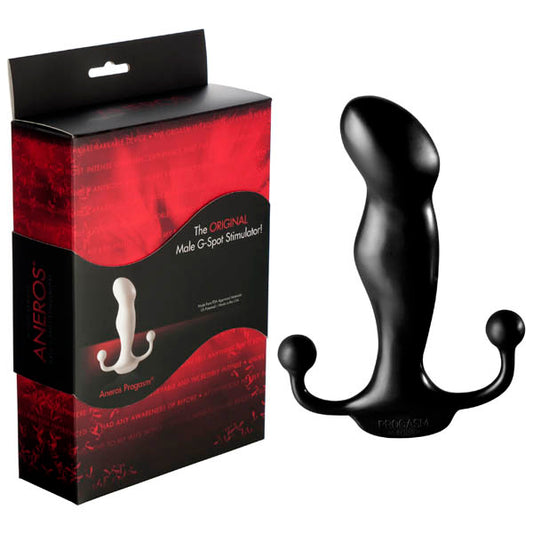 Aneros Progasm - Black Ice - Black Prostate Massager