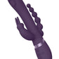 Shots Toys | VIVE Rini Pulse Wave Double Penetration Rabbit Vibrator Purple