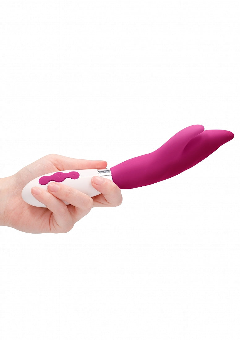 Shots Toys | Luna Athos Rechargeable 10 Speed Rabbit Vibe Vibrator Pink