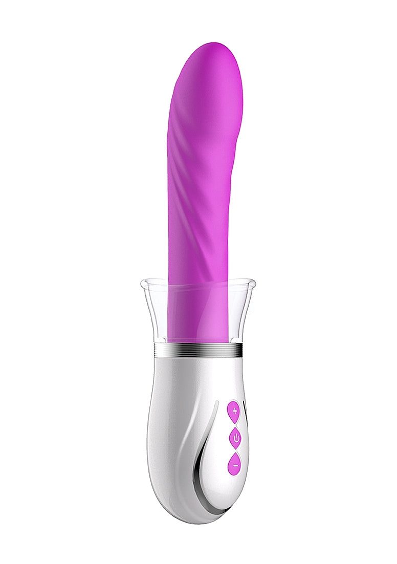 Shots Toys | Pumped Twister 4 in 1 Rechargeable Couples Pump Kit Purple