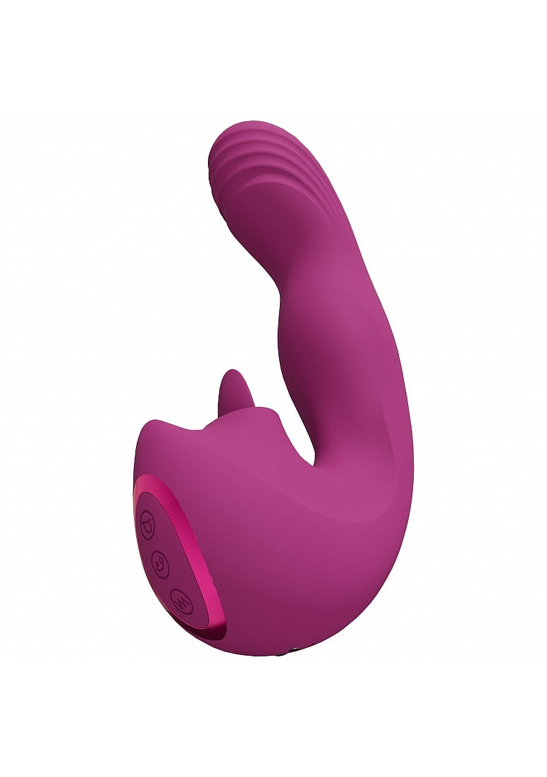 Shots Toys | VIVE Yuki Dual Motor G-Spot Vibrator with Massaging Beads Pink