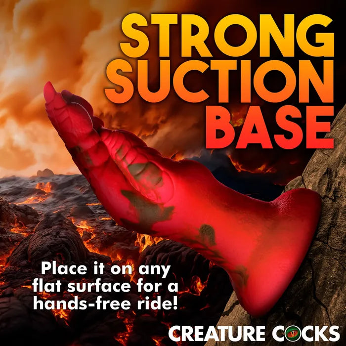 Creature Cocks Demon Claw Fisting Silicone Dildo - Red 21.8cm Claw Fantasy Dildo