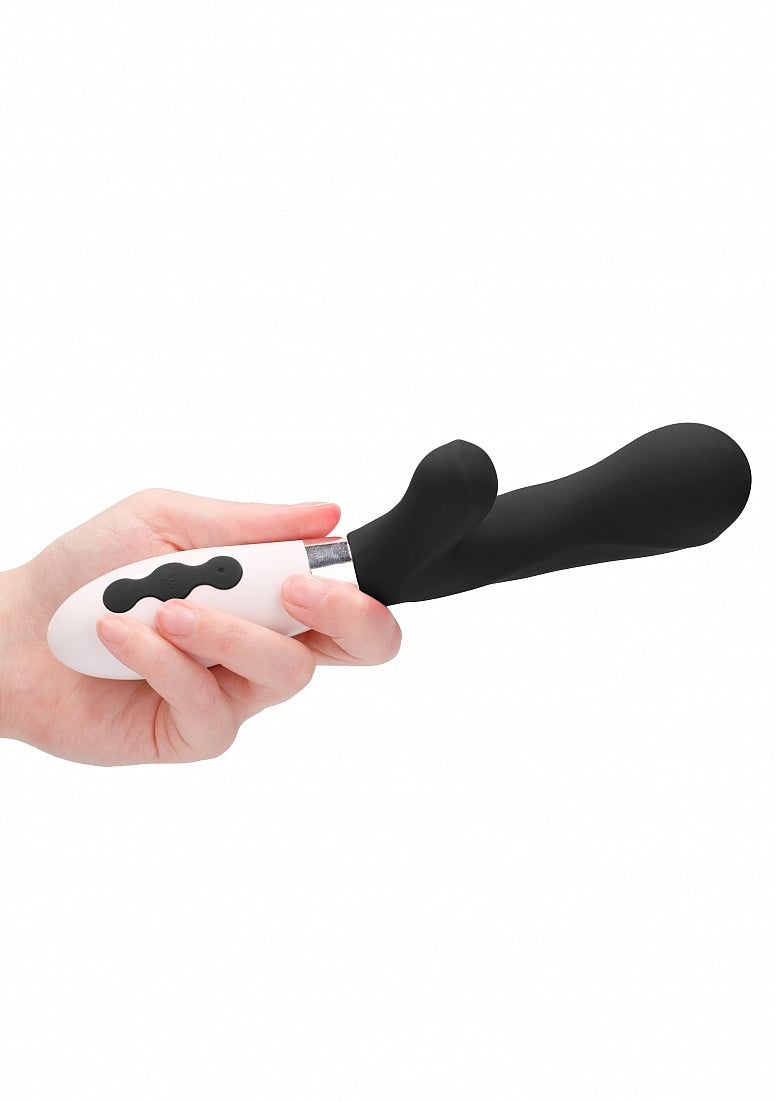 Shots Toys | Luna Artemis Rechargeable 10 Speed Rabbit Vibe Vibrator Black