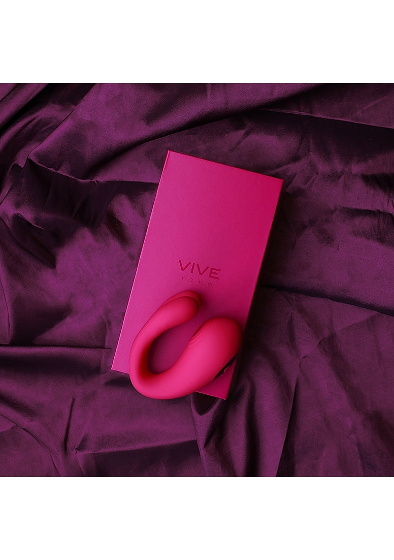 Shots Toys | VIVE Yoko Triple Action Vibrating Dual Prongs & Pulse Wave Pink