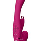 Shots Toys | VIVE Suki Vibrating G-Spot Clitoral Triple Vibrator Strapless Strap On Pink