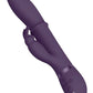 Shots Toys | VIVE Halo G-Spot Rabbit Vibrator with Stimulating Ring Purple