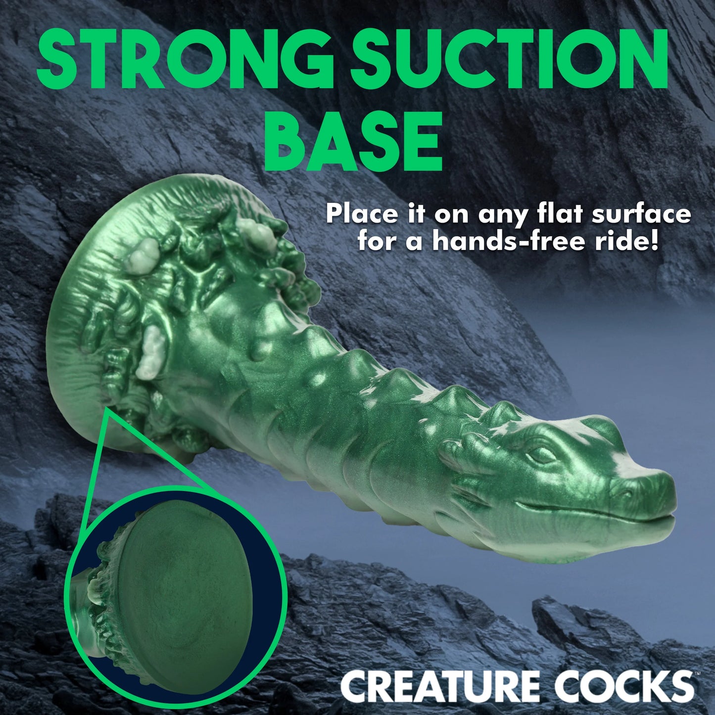 Creature Cocks Cockness Monster Lake Creature Silicone Dildo