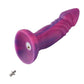 HiSmith - 8" Silicone Vibrating Pink and Purple Dildo (KlicLoc)