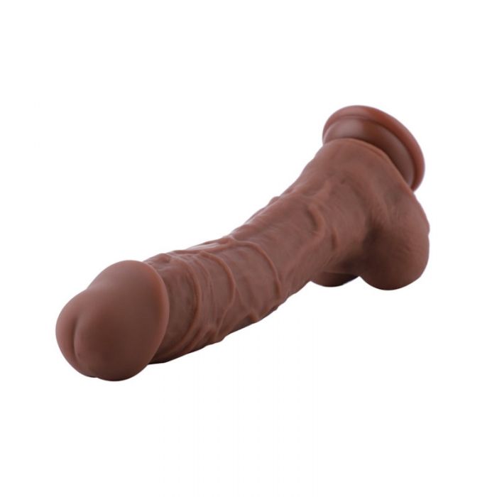 HiSmith - 9" Silicone Brown Dildo (KlicLok)