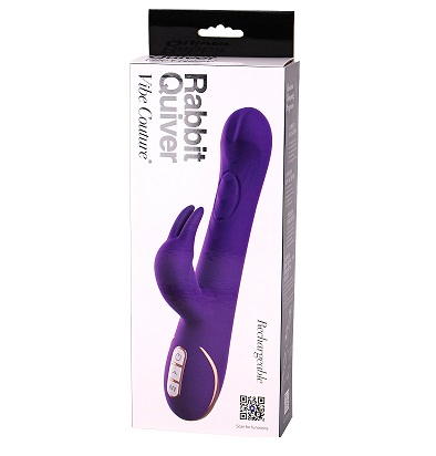 P Gopaldas | Vibe Couture Rabbit Quiver Thrusting Thumping Shaft Vibrator Purple