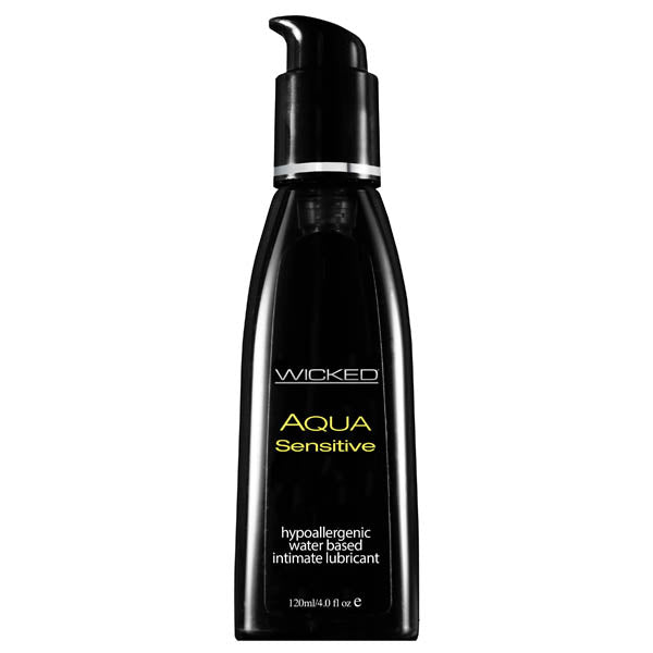 Wicked Wicked Aqua Sensitive Water Based Lubricant 4oz/120ml