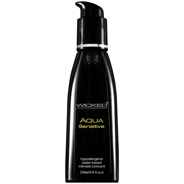 Wicked Wicked Aqua Sensitive Water Based Lubricant 8oz/240ml