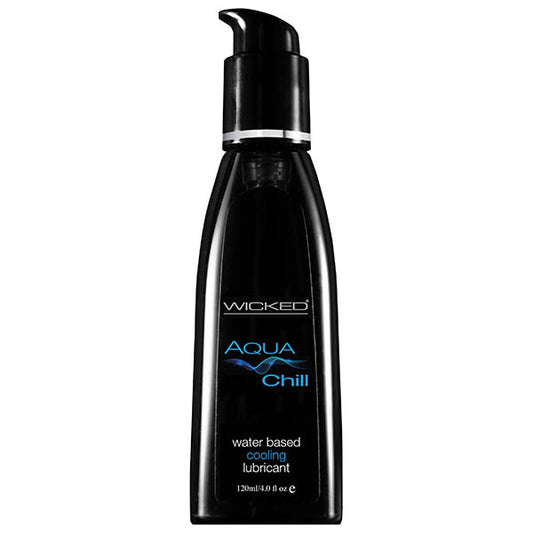 Wicked Aqua Chill - Cooling Water Based Lubricant 4oz/120ml