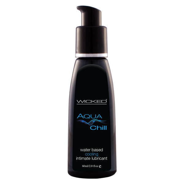 Wicked Aqua Chill - Cooling Water Based Lubricant 2oz/60ml