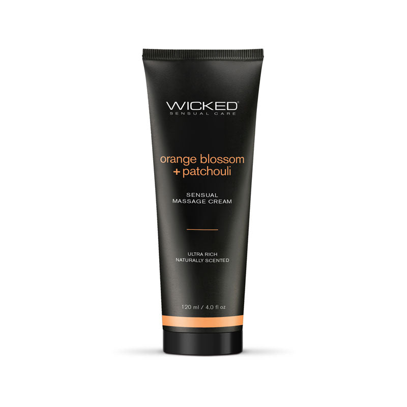 Wicked ORANGE BLOSSOM + PATCHOULI Sensual Massage Cream 120ml