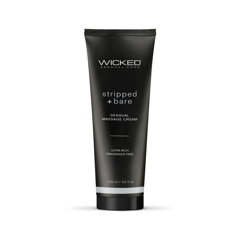 Wicked STRIPPED + BARE Sensual Massage Cream 120ml