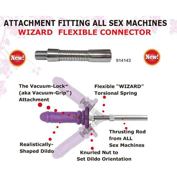 MyWorld | Wizard Flexible Connector Attachement for MyWorld Sex Machines