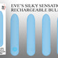 Adam & Eve Eve's Silky Sensations USB Rechargeable Bullet Vibrator Blue 9.4cm