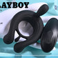 Playboy Pleasure TRIPLE PLAY Black USB Rechargeable Cock Ring w Wireless Remote