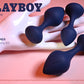 Playboy Pleasure TAIL TRAINER Black Butt Plugs - Set of 3 Sizes