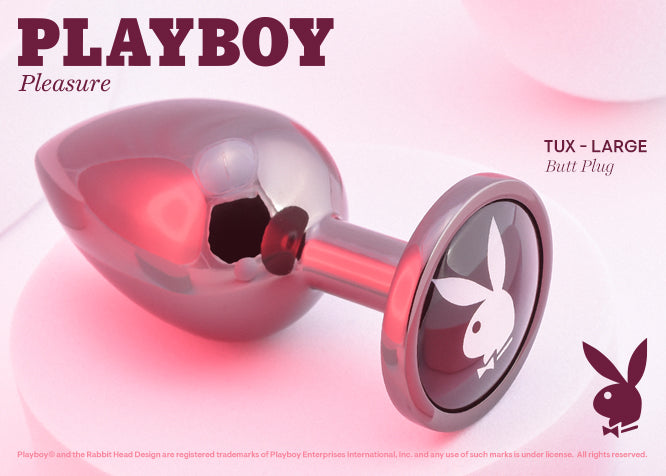 Playboy Pleasure TUX - Large Metal 9.6 cm Large Butt Plug