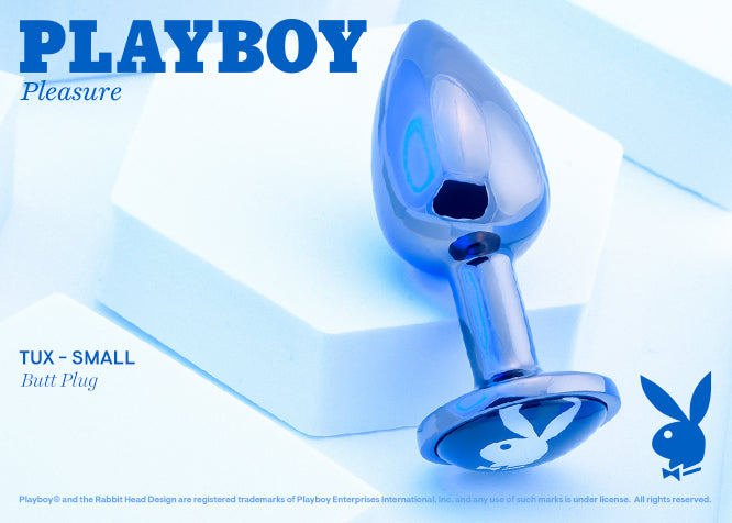 Playboy Pleasure TUX - Small Metal 7.4cm Small Butt Plug