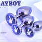 Playboy Pleasure PLEASURE 3 WAYS Metal Butt Plugs - Set of 3 Sizes