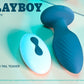 Playboy Pleasure SPINNING TAIL TEASER Blue 9.7cm Vibrating & Rotating Butt Plug with Wireless Remote