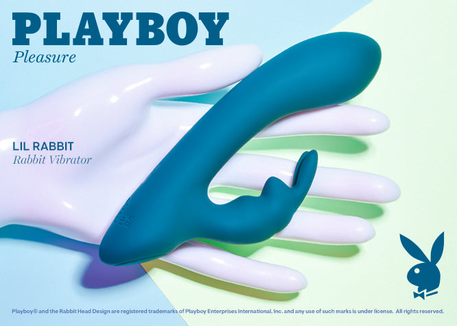 Playboy Pleasure LIL RABBIT Deep Teal 14.6cm USB Rechargeable Rabbit Vibrator