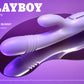 Playboy Pleasure BUMPING BUNNY Opal 22.9 cm USB Thrusting & Warming Vibrator