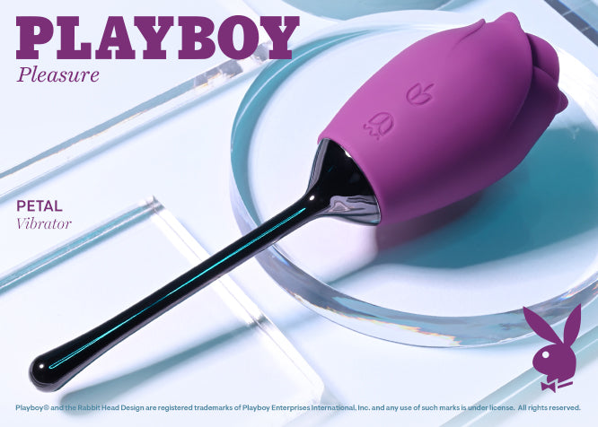 Playboy Pleasure PETAL Purple USB Rechargeable Flicking Stimulator