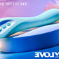 Evolved COME WITH ME Teal 20.3cm USB Rechargeable Vibrator with Flicking Head