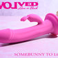 Evolved SOMEBUNNY TO LOVE Pink 19.7cm USB Rechargeable Rabbit Vibrator