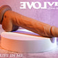 Evolved THRUST IN ME LIGHT Brown 23.5cm USB Rechargeable Thrusting Dong Dildo