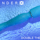 Gender X DOUBLE THE FUN Blue 26.7cm USB Rechargeable Dual Ended Vibrator Wand